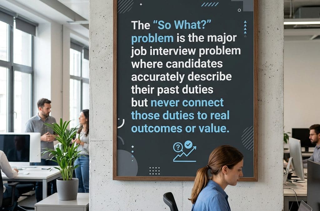 Solution on How to Fix a Major Job Interview Problem