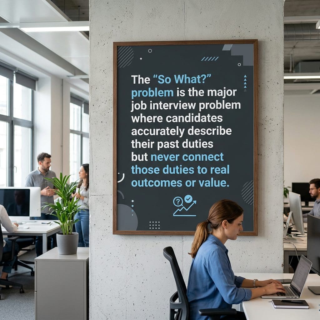 major job interview problem