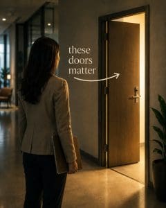 opening doors matters even if it doesn't immediately lead to a job offer. overcomes the resume black hole problem by connecting with people.