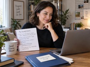 create your career evidence bank by keep track of your accomplishments. Build a folder, save it, and update it to keep it current.